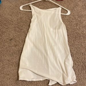 Lululemon white tank top tie in back